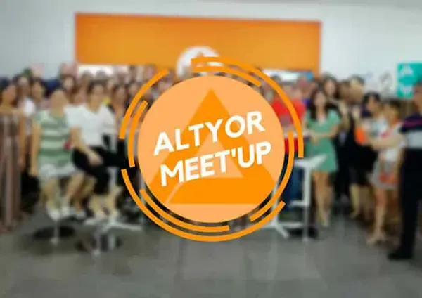 “Altyor Meet’Up” logo over a group photo of Altyor employees