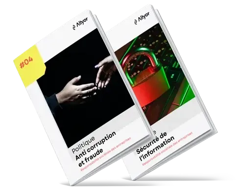 Couvertures des politiques RSE d’Altyor : anti-corruption et fraude, sécurité de l’information
