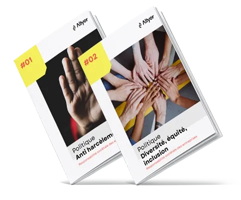 Couvertures des politiques RSE d’Altyor : anti-harcèlement et diversité, équité, inclusion